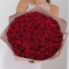 Букет из 101 красной розы (Кения) 40 см
