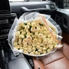 Букет из 51 персиковой кустовой розы в Тюмени