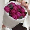 Букет из 9 малиновых пионов